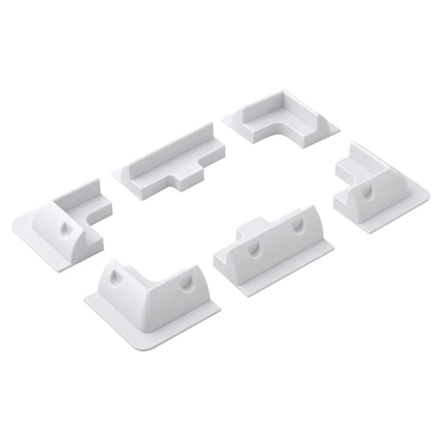 Rich Solar Solar Power Kits White Corner Bracket Mount Set of 6