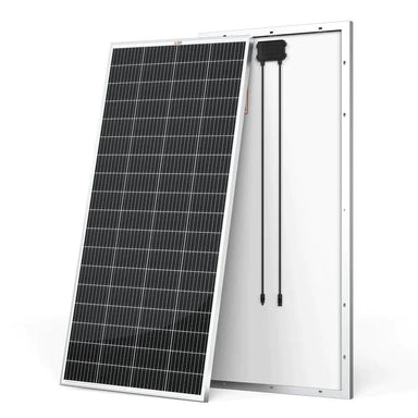 Rich Solar Solar Panels MEGA 100 SLIM | 100 Watt Monocrystalline Solar Panel | Best 12V Slim Panel for VAN RVs and Off-Grid | 25-Year Output Warranty- Free Shipping