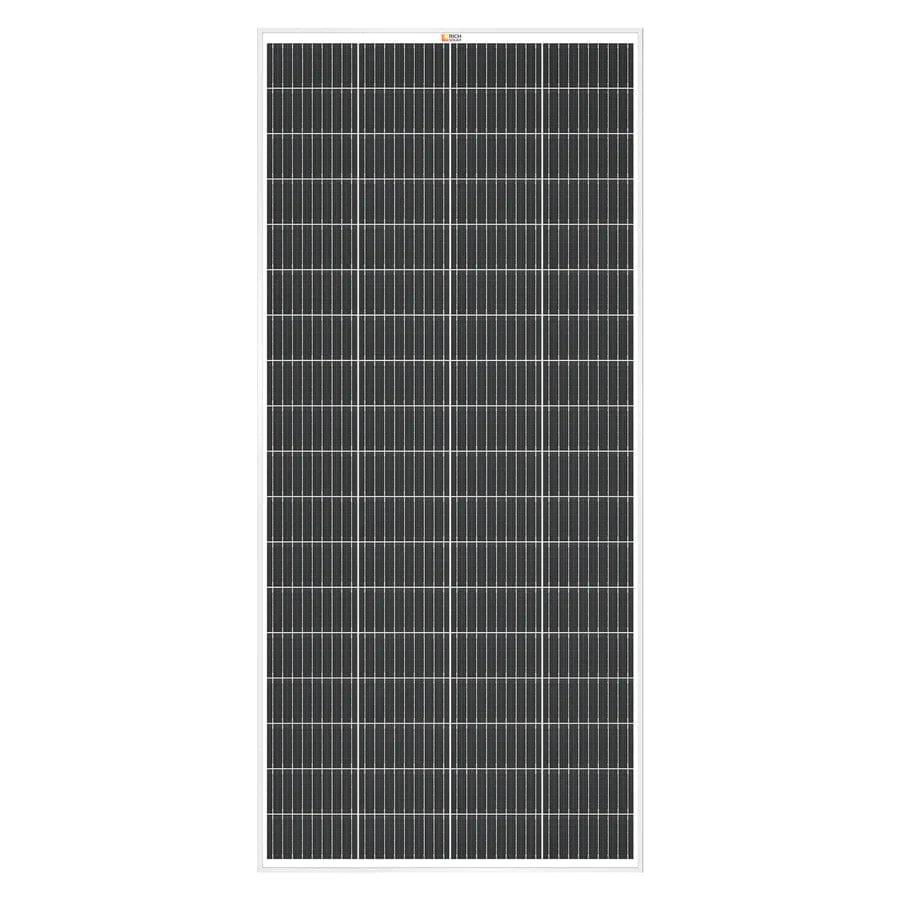 Rich Solar Solar Panels MEGA 100 SLIM | 100 Watt Monocrystalline Solar Panel | Best 12V Slim Panel for VAN RVs and Off-Grid | 25-Year Output Warranty- Free Shipping