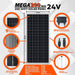 Rich Solar Solar Panels MEGA 100 SLIM | 100 Watt Monocrystalline Solar Panel | Best 12V Slim Panel for VAN RVs and Off-Grid | 25-Year Output Warranty- Free Shipping