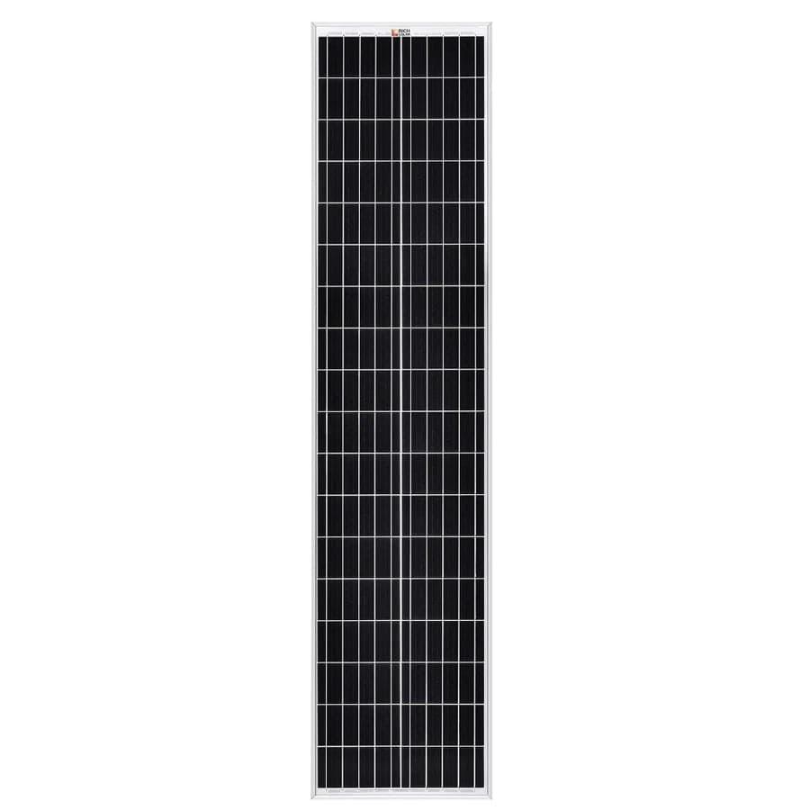 Rich Solar Solar Panels MEGA 100 SLIM | 100 Watt Monocrystalline Solar Panel | Best 12V Slim Panel for VAN RVs and Off-Grid | 25-Year Output Warranty- Free Shipping