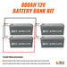 Rich Solar Solar Batteries Rich Solar 12V - 800AH - 10.2kWh Lithium Battery Bank