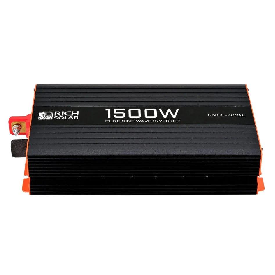 Rich Solar Solar Charge Controllers and Inverters Rich Solar 1500 Watt Industrial Pure Sine Wave Inverter- Free Shipping!