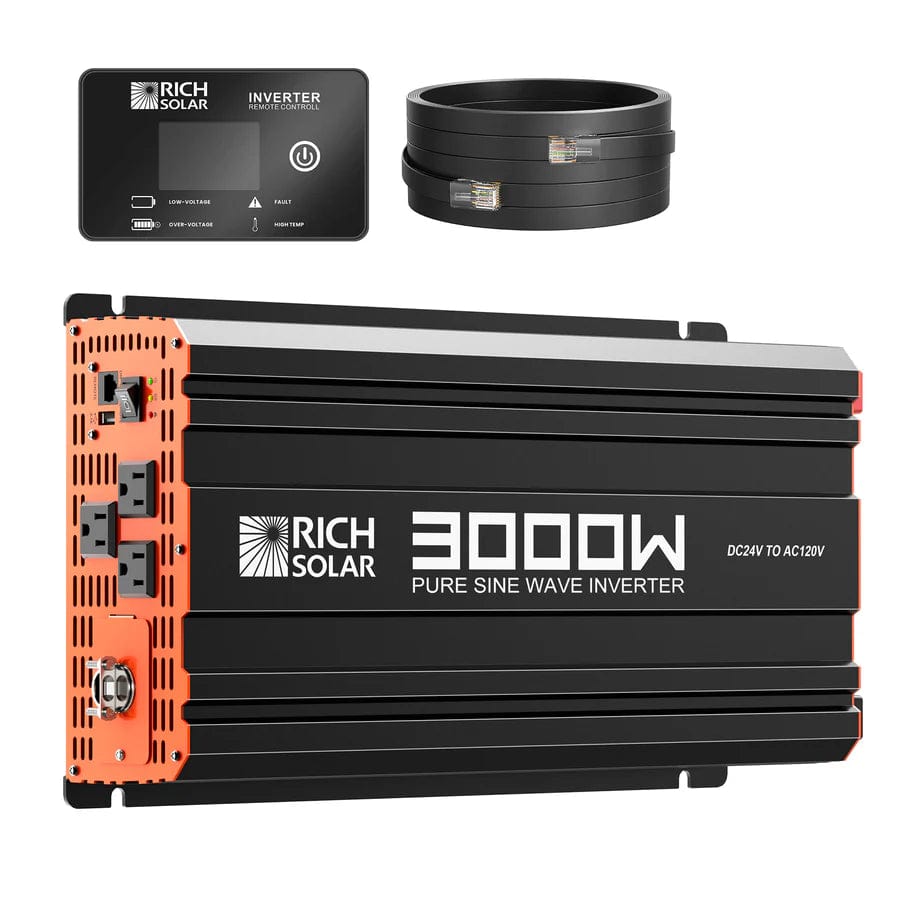 Module Solar 3000 Rich Solar 3000 Watt 24 Volt Industrial Pure Sine Wave In... | Ben's Deals
