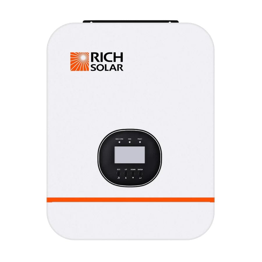 Rich Solar Solar Charge Controllers and Inverters Rich Solar 3000 Watt (3kW) 48 Volt Off-grid Hybrid Solar Inverter