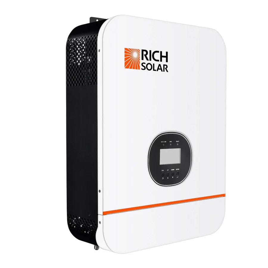 Rich Solar Solar Charge Controllers and Inverters Rich Solar 3000 Watt (3kW) 48 Volt Off-grid Hybrid Solar Inverter