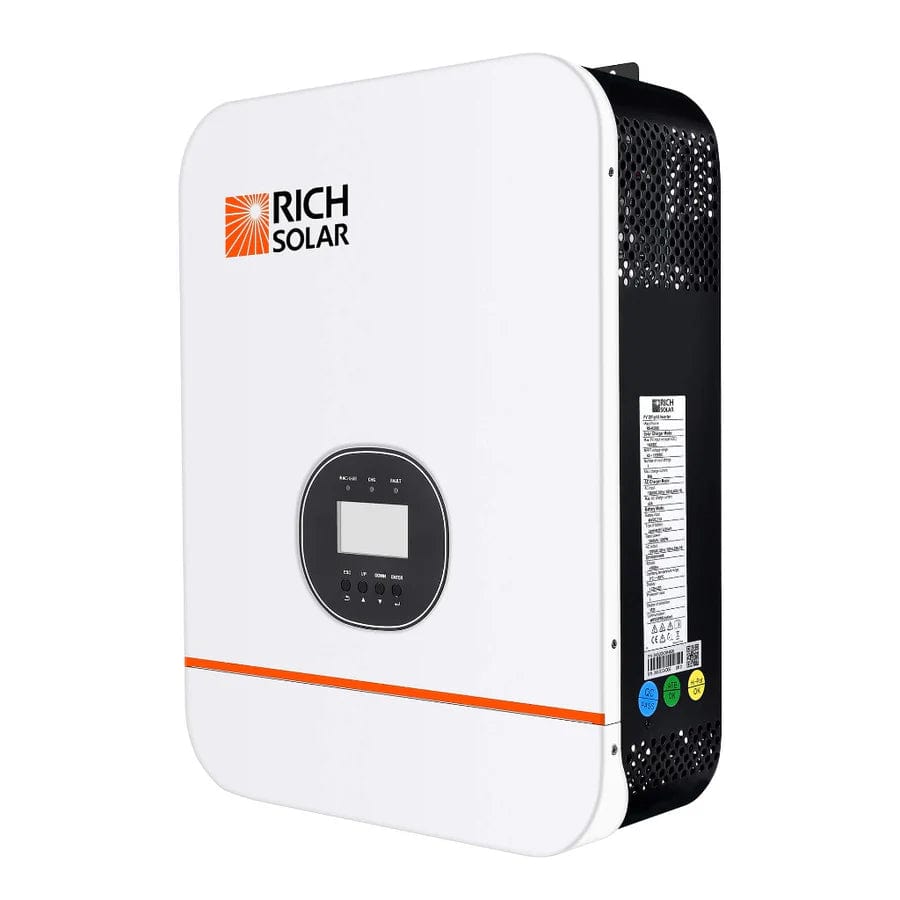 Rich Solar Solar Charge Controllers and Inverters Rich Solar 3000 Watt (3kW) 48 Volt Off-grid Hybrid Solar Inverter