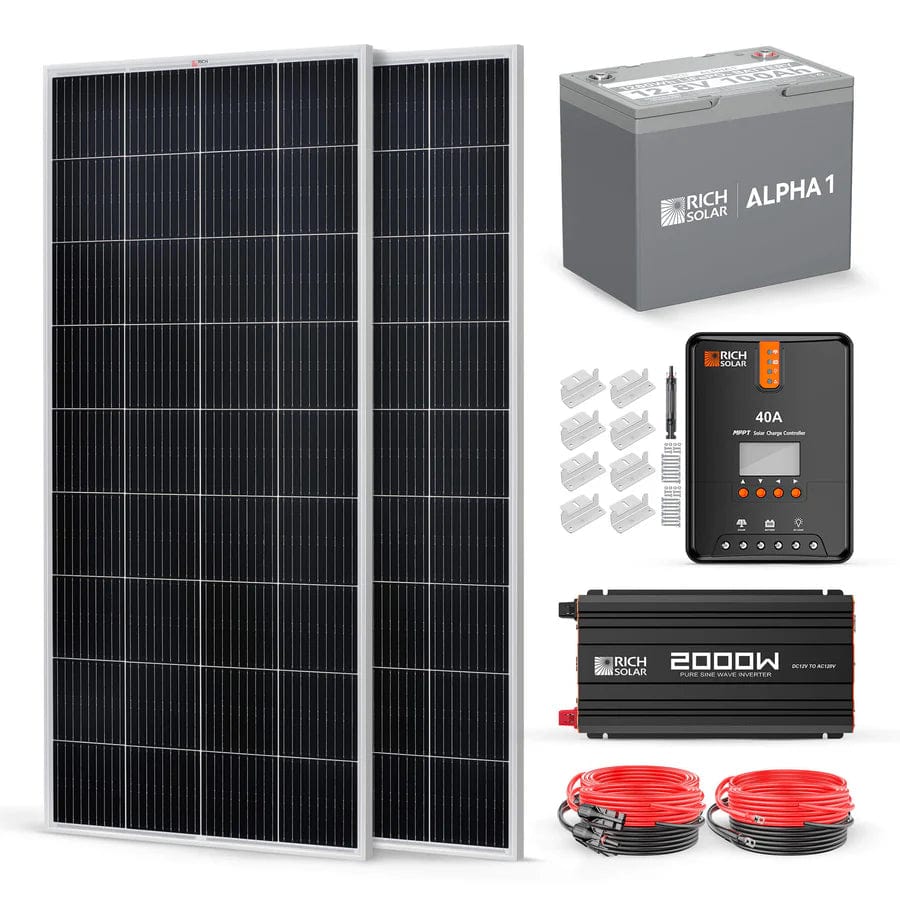 Rich Solar Solar Power Kits Rich Solar 400 Watt Complete Solar Kit