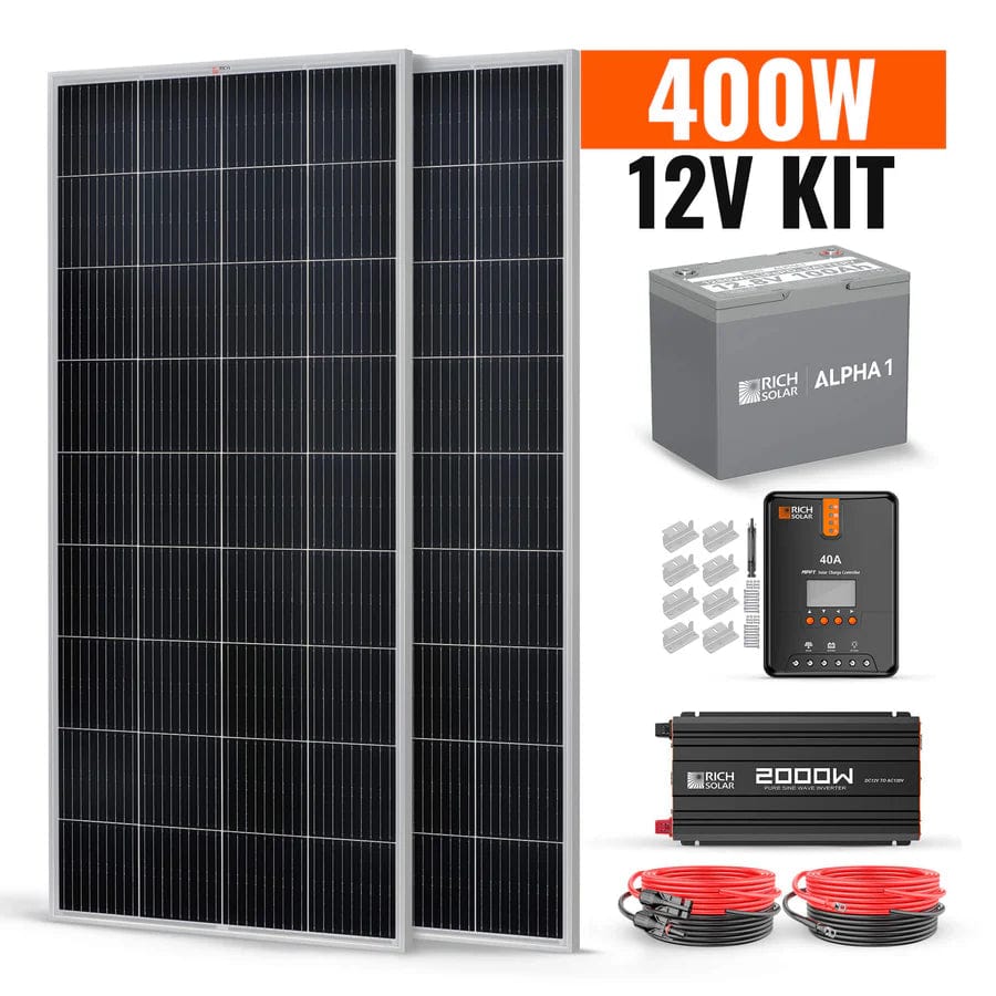 Rich Solar Solar Power Kits Rich Solar 400 Watt Complete Solar Kit