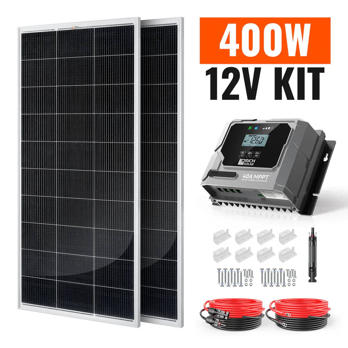 Rich Solar Solar Power Kits Rich Solar 400 Watt Solar Kit with 40A Charge Controller