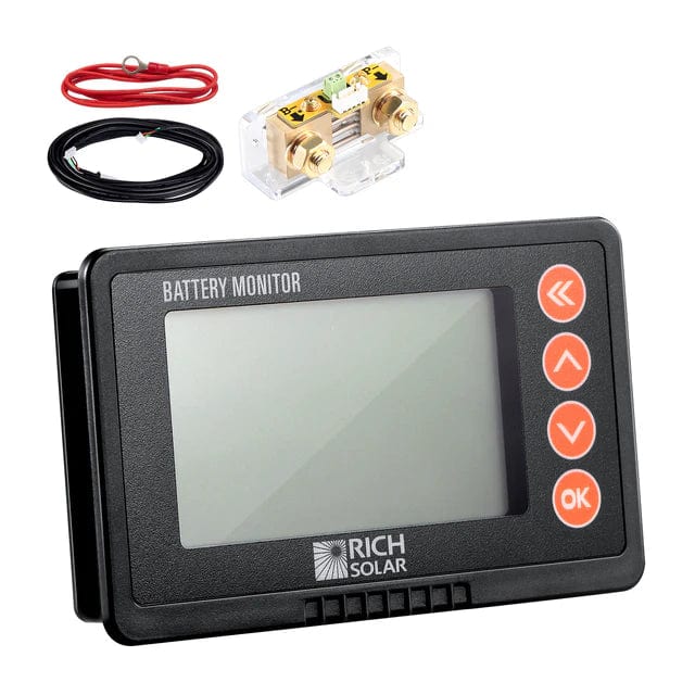 Rich Solar Solar Batteries Rich Solar 500 Amp Battery Monitor with Shunt