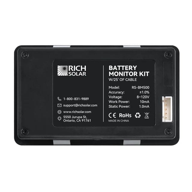 Rich Solar Solar Batteries Rich Solar 500 Amp Battery Monitor with Shunt