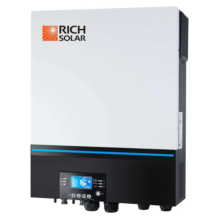 Rich Solar Solar Charge Controllers and Inverters Rich Solar 6500 Watt (6.5kW) 48 Volt Off-grid Hybrid Solar Inverter