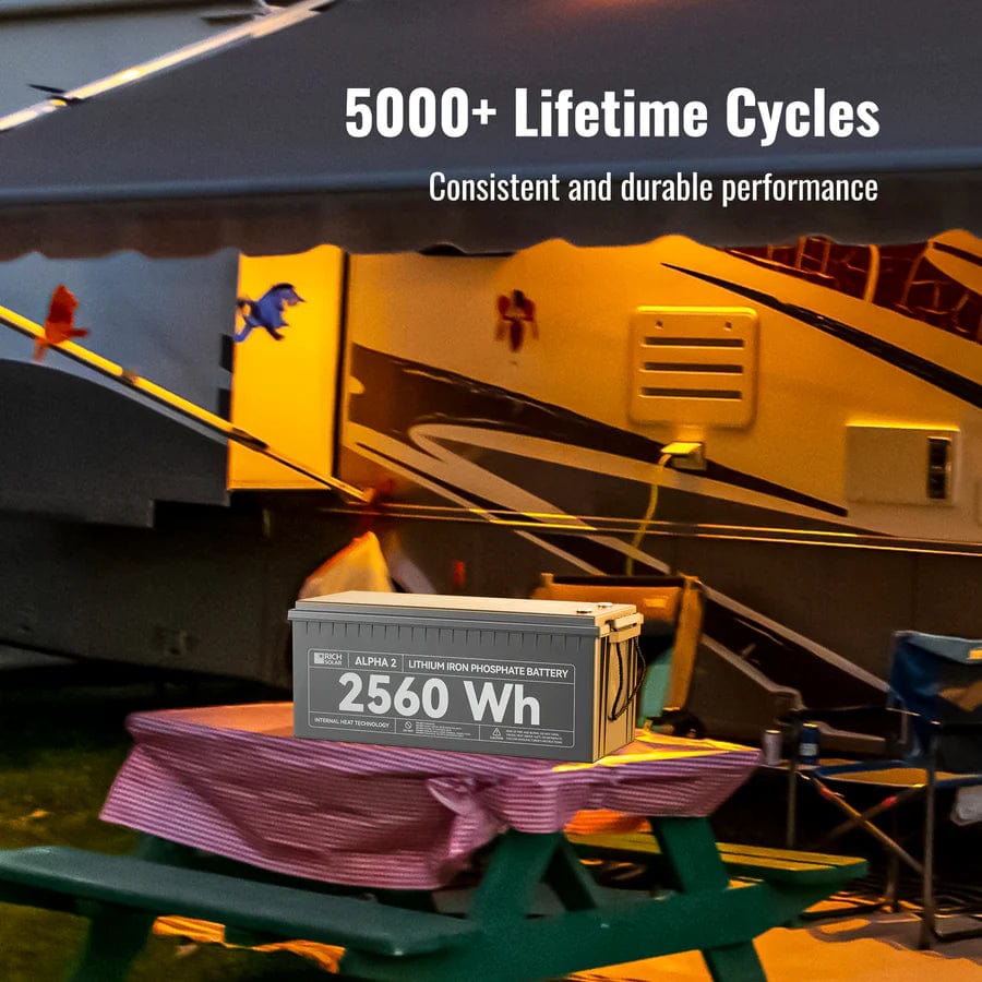 Rich Solar Solar Batteries Rich Solar ALPHA 2 | 12V 200Ah LiFePO4 Battery