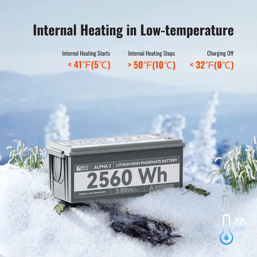 Rich Solar Solar Batteries Rich Solar ALPHA 2 | 12V 200Ah LiFePO4 Battery
