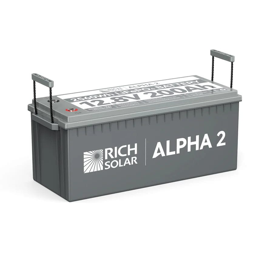 Rich Solar Solar Batteries Rich Solar ALPHA 2 | 12V 200Ah LiFePO4 Battery