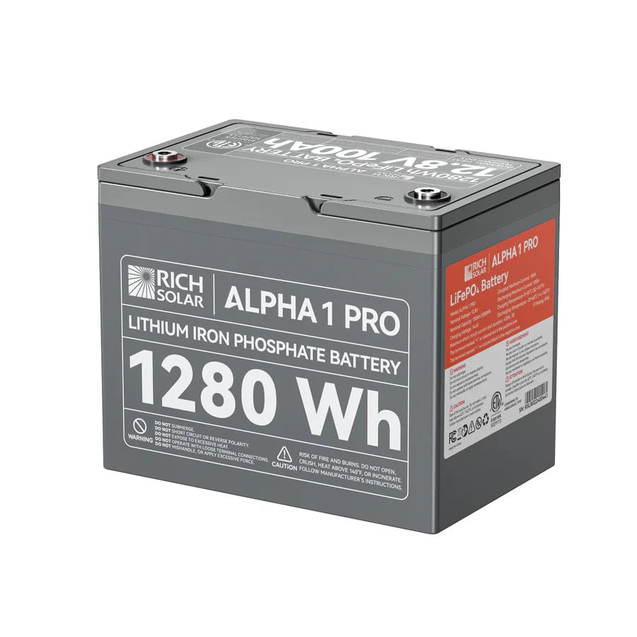 Rich Solar Solar Batteries Rich Solar ALPHA 2 PRO | 12V 200Ah LiFePO4 Battery