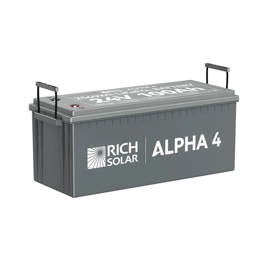 Rich Solar Solar Batteries Rich Solar ALPHA 4 | 24V 100Ah LiFePO4 Battery