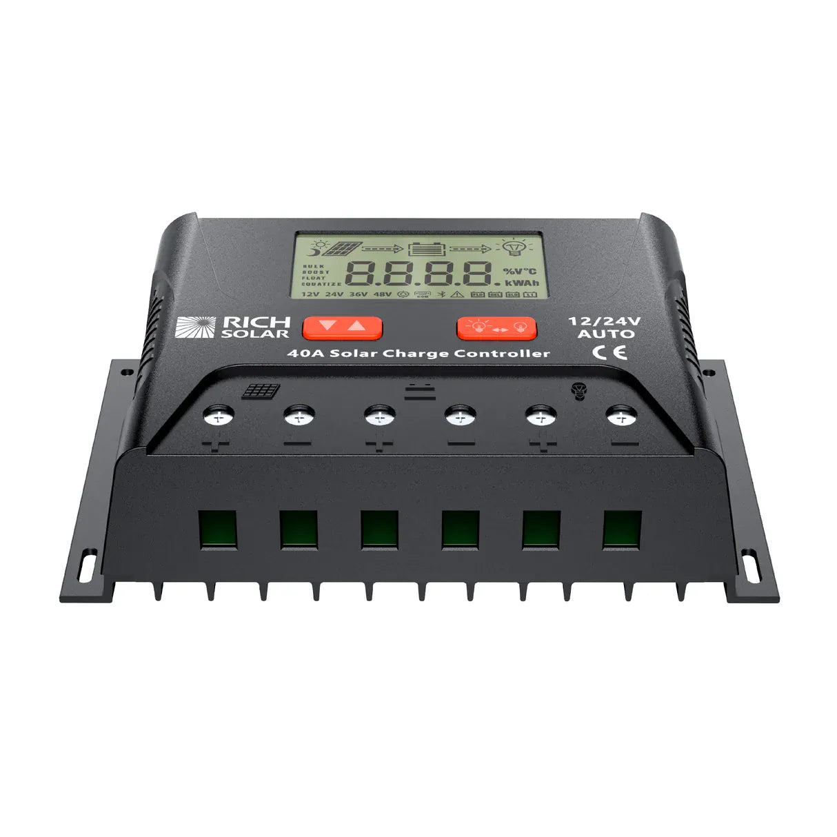 Rich Solar Solar Charge Controllers and Inverters Rich Solar BRAVO LEGEND 40 | 40 Amp PWM Solar Charge Controller