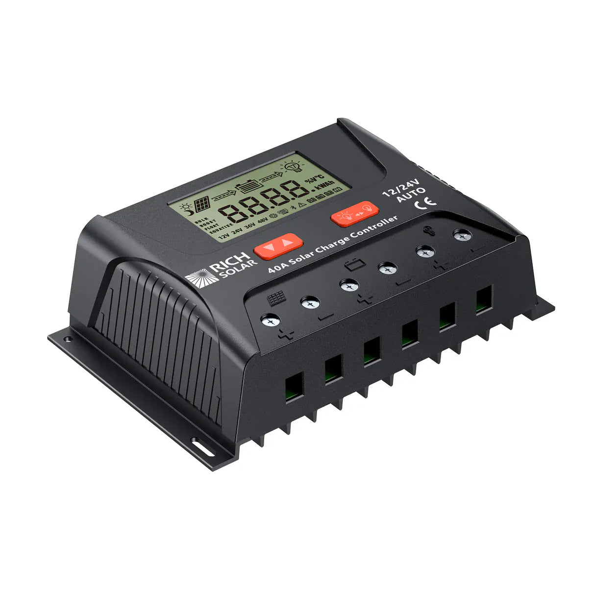 Rich Solar Solar Charge Controllers and Inverters Rich Solar BRAVO LEGEND 40 | 40 Amp PWM Solar Charge Controller