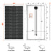 Rich Solar Solar Panels Rich Solar MEGA 100 Watt Monocrystalline Solar Panel | Best 12V Panel for VAN RVs and Off-Grid | 25-Year Output Warranty | UL Certified