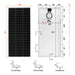 Rich Solar Solar Panel Rich Solar MEGA 200 PRO | 200 Watt 24 Volt Solar Panel