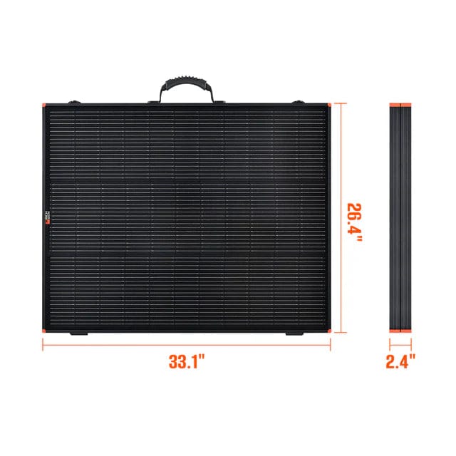 Rich Solar Solar Panels Rich Solar MEGA 200 Watt Portable Solar Panel Briefcase | Best 12V Panel for Solar Generators and Portable Power Stations | 25-Year Output Warranty