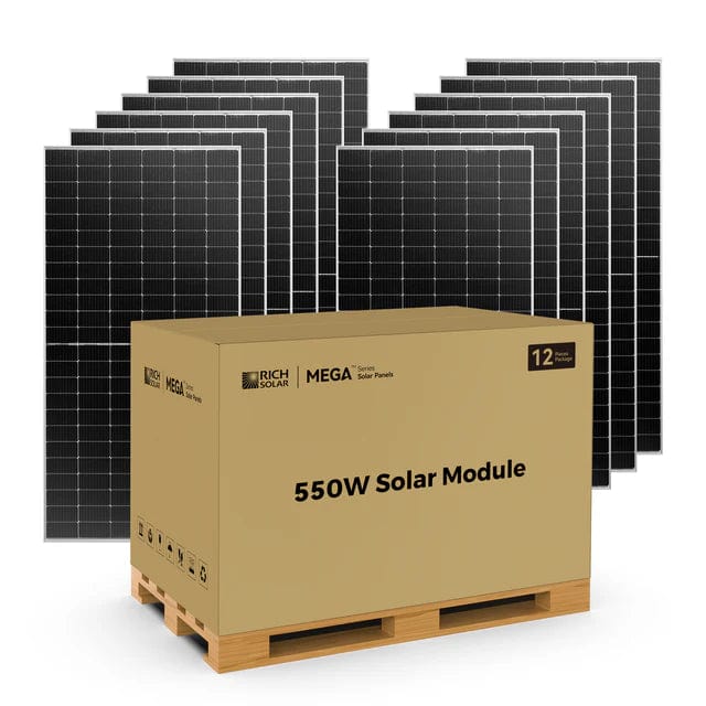 Rich Solar Solar Panels Rich Solar MEGA 550 | 550 Watt Bifacial Solar Panel | Backorder