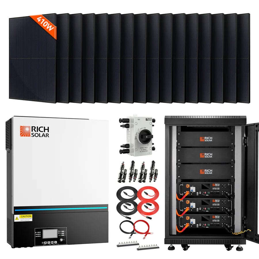 Rich Solar Solar Power Kits Rich Solar Off-Grid Solar Kit RS-H6548 | 8000W PV Input 48V 120VAC Output