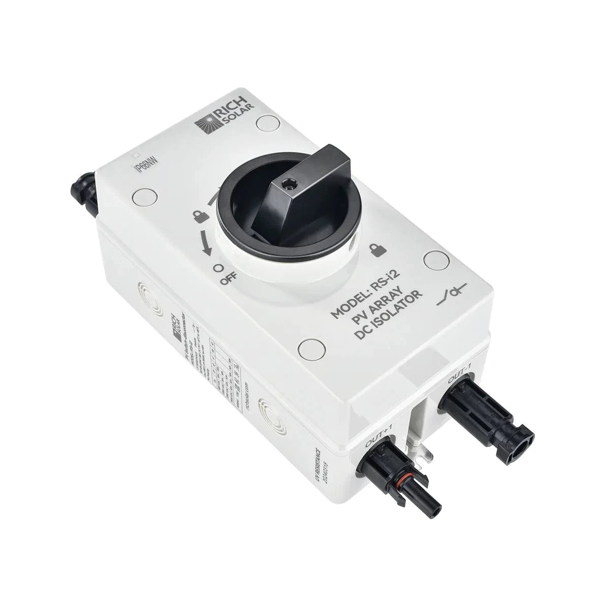Rich Solar Electrical Wires & Cable Rich Solar | Solar PV DC Quick Disconnect Switch