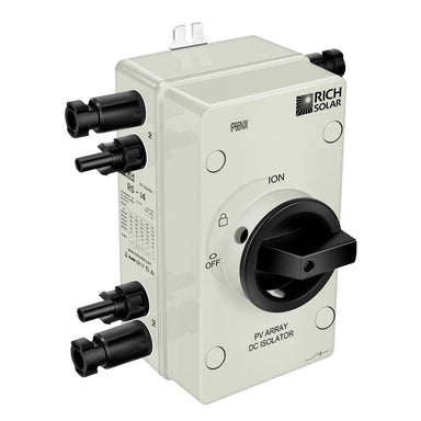 Rich Solar Solar Accessories Solar PV DC Quick Disconnect Switch 1200V 32 Amps - Free Shipping!