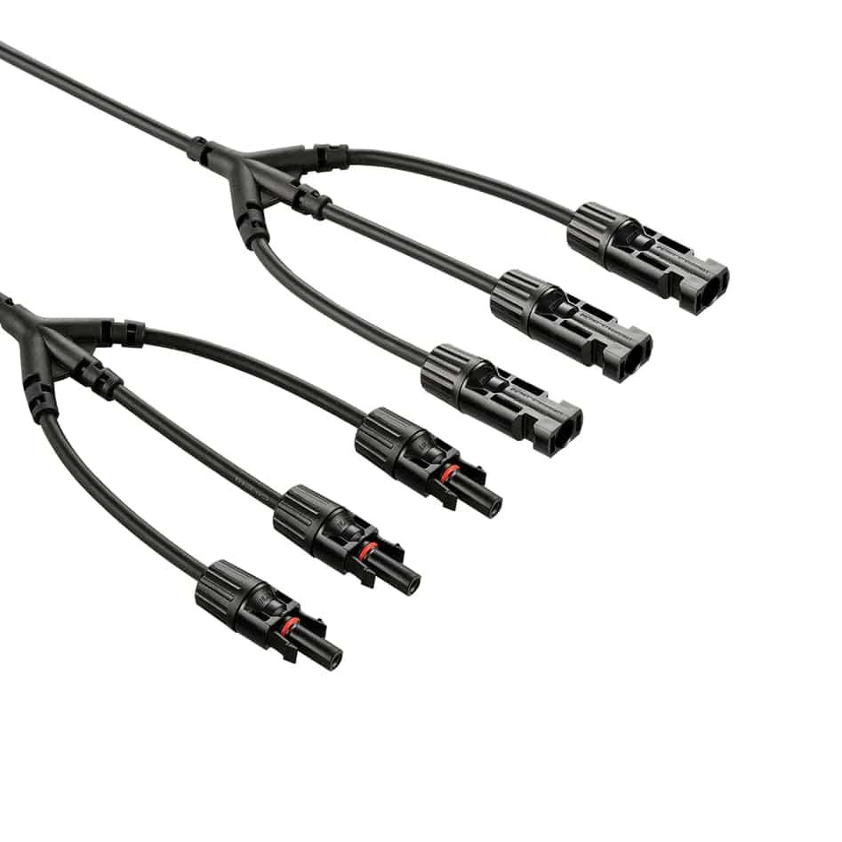 Rich Solar Solar Power Kits Solar PV Y Branch Parallel Adapters 3 to 1 - Free Shipping!