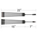 Rich Solar Solar Power Kits Y Branch Parallel Adapters 4 to 1 - Free Shipping