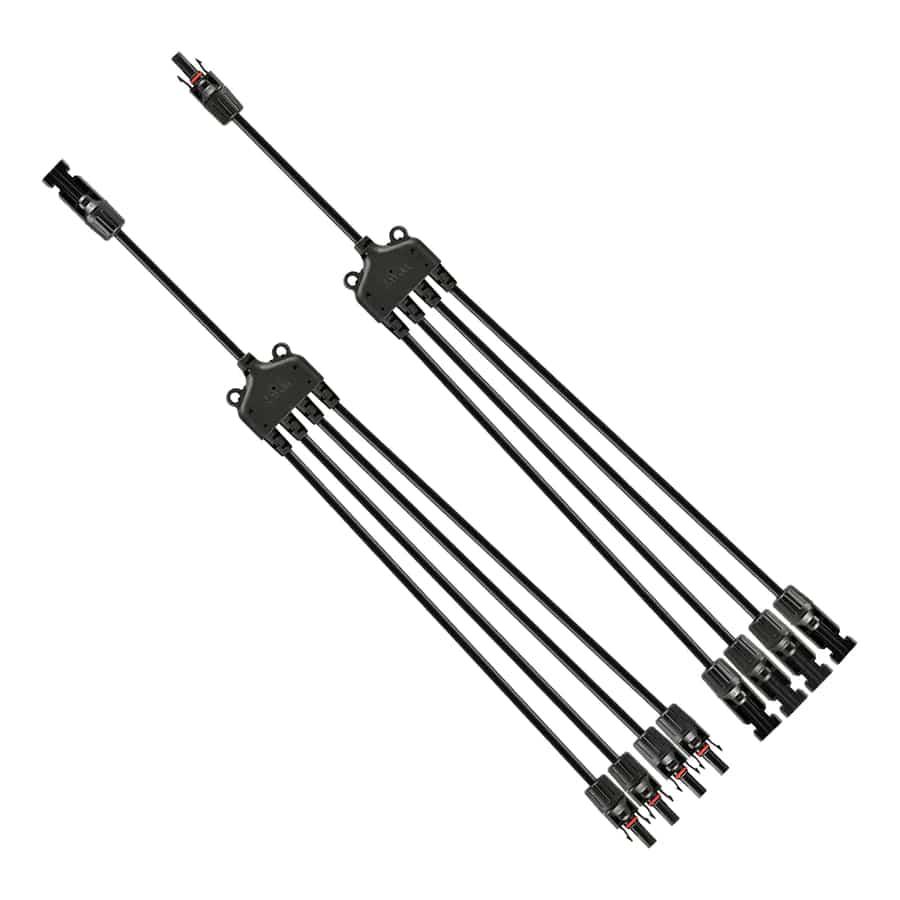 Rich Solar Solar Power Kits Y Branch Parallel Adapters 4 to 1 - Free Shipping