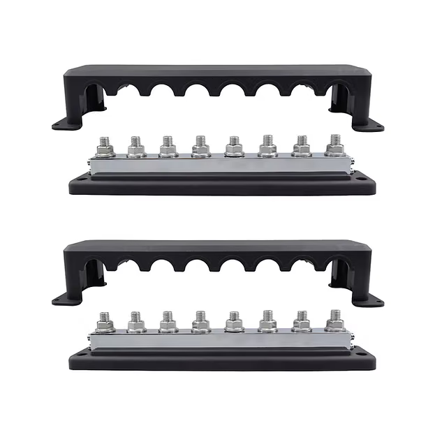 Ruixu Ruixu Busbar | 3/8" (M10) Terminal Studs | One Pair | 600A