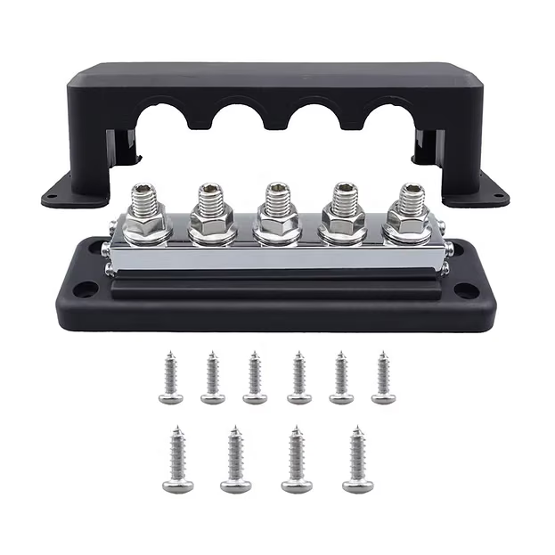 Ruixu Ruixu Busbar | 3/8" (M10) Terminal Studs | One Pair | 600A