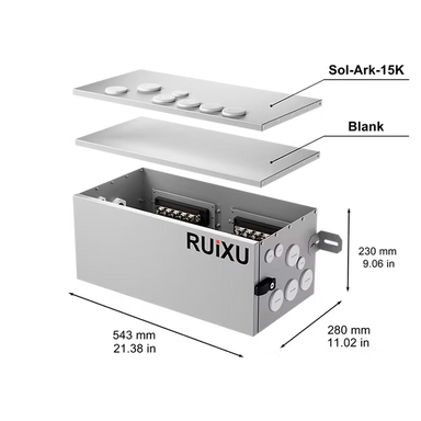 Ruixu Ruixu Conduit Box for RUiXU Lithi2-16 with Solark 15K or Blank