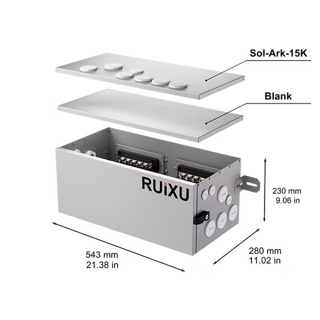 Ruixu Ruixu Conduit Box for RUiXU Lithi2-16 with Solark 15K or Blank
