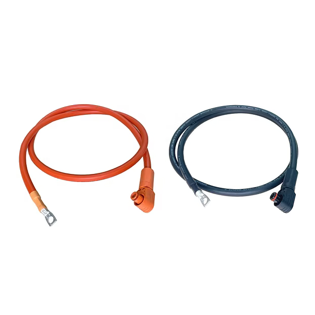 Ruixu Ruixu Lithi2-16 battery 1/0 AWG cable | Orange+ Black | One Pair