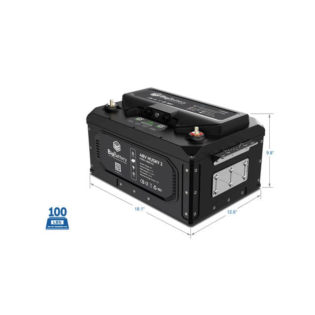 Signature Solar Solar Batteries BigBattery | 48V HUSKY 2 | LiFePO4 Lithium Battery 5.12kWh | For RVs, Camper Vans & Commercial Vehicles