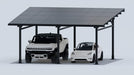 Signature Solar Solar Panels Chiko Maximo 185 Steel Solar Carport/Gazebo | 2-Car