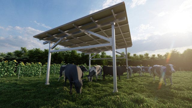 Signature Solar Solar Panels Chiko USA Premier Residential Steel Carport | Black | Solar Pergola | Solar Gazebo