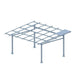 Signature Solar Solar Panels Chiko USA Premier Residential Steel Carport | Black | Solar Pergola | Solar Gazebo