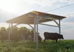 Signature Solar Solar Panels Chiko USA Premier Residential Steel Carport | Black | Solar Pergola | Solar Gazebo