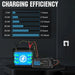 Signature Solar Chargers Eco-Worthy 10A 12V Smart Battery Charger with LCD Display for Lithium (LiFePO4) Batteries