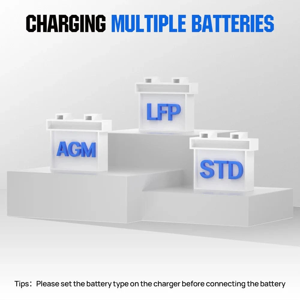 Signature Solar Chargers Eco-Worthy 20A 12V Battery Charger for LiFePO4