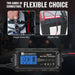 Signature Solar Chargers Eco-Worthy 5A 12V Smart Battery Charger with LCD Display for Lithium (LiFePO4) Batteries