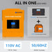 Signature Solar Solar Charge Controllers and Inverters Eco-Worthy All-in-one Inverter Built in 5000W 48V Pure Sine Wave Inverter & 80A Controller for Off Grid System