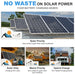 Signature Solar Solar Charge Controllers and Inverters Eco-Worthy All-in-one Inverter Built in 5000W 48V Pure Sine Wave Inverter & 80A Controller for Off Grid System