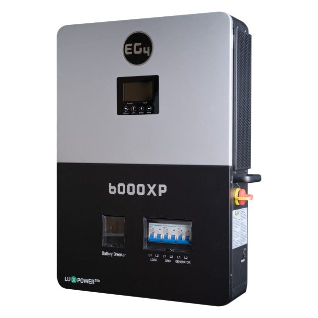 Signature Solar Solar Inverters EG4 6000XP Off-Grid Inverter | 8000W PV Input | 6000W Output | 480V VOC Input | 48V 120/240V Split Phase | All-In-One Solar Inverter